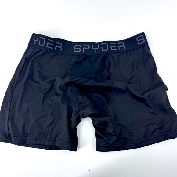 Spyder Boxer Brief Underwear Black - Size Medium - Picture 1 of 6